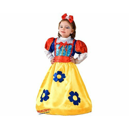 Costume vestito di carnevale Lady Roulette bambina da 4 a 6 anni