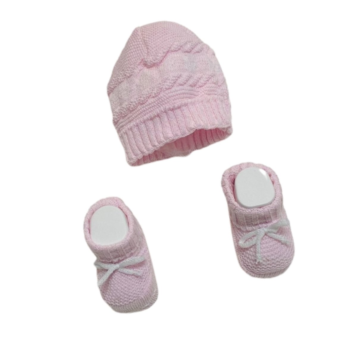 Set Cappello+scarpe in Cotone 0/3 Mesi - Mstore016 - Set neonata - La Rocca