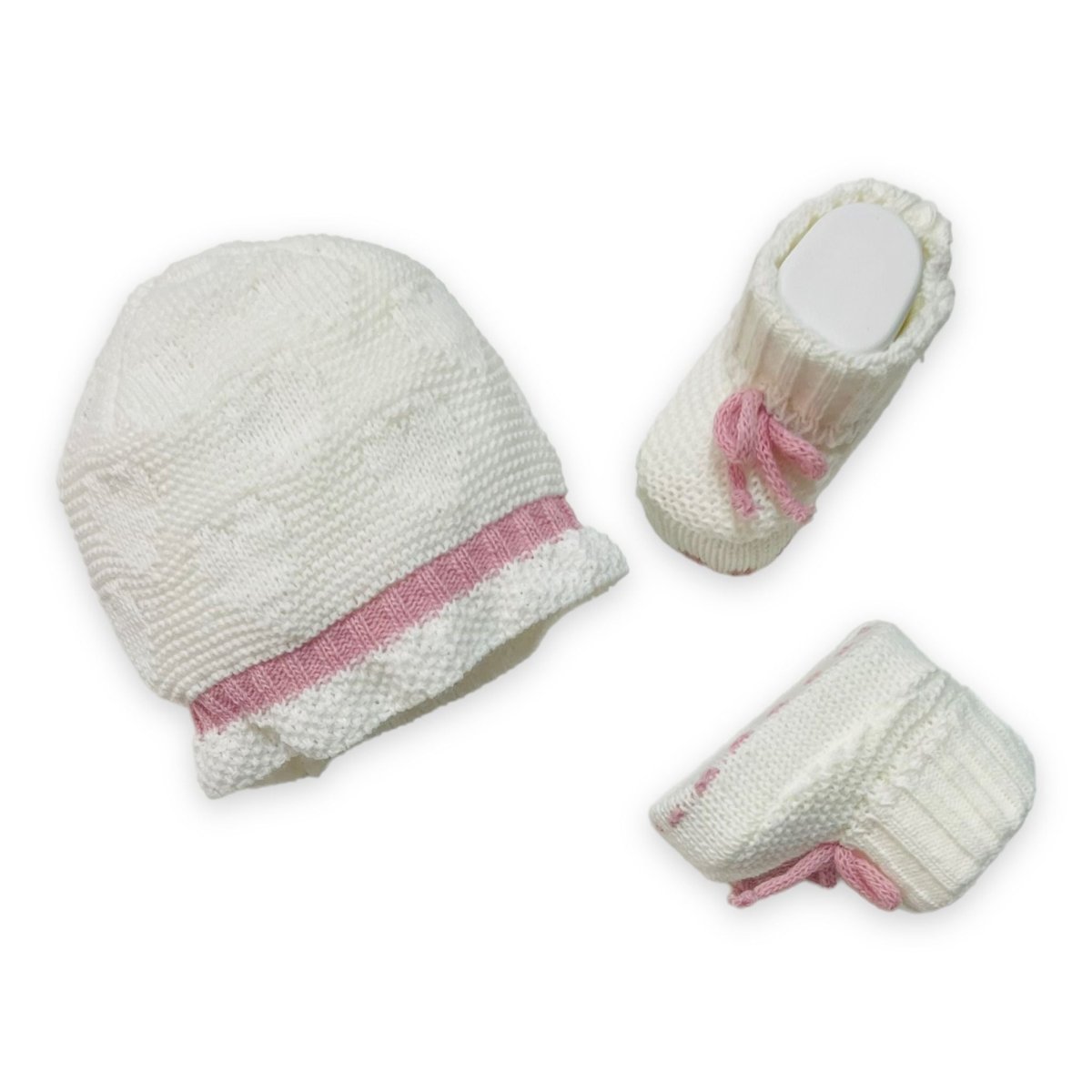 Set Cappello+Scarpe in Cotone 0/3 Mesi - Mstore016 - Set neonato - La Rocca