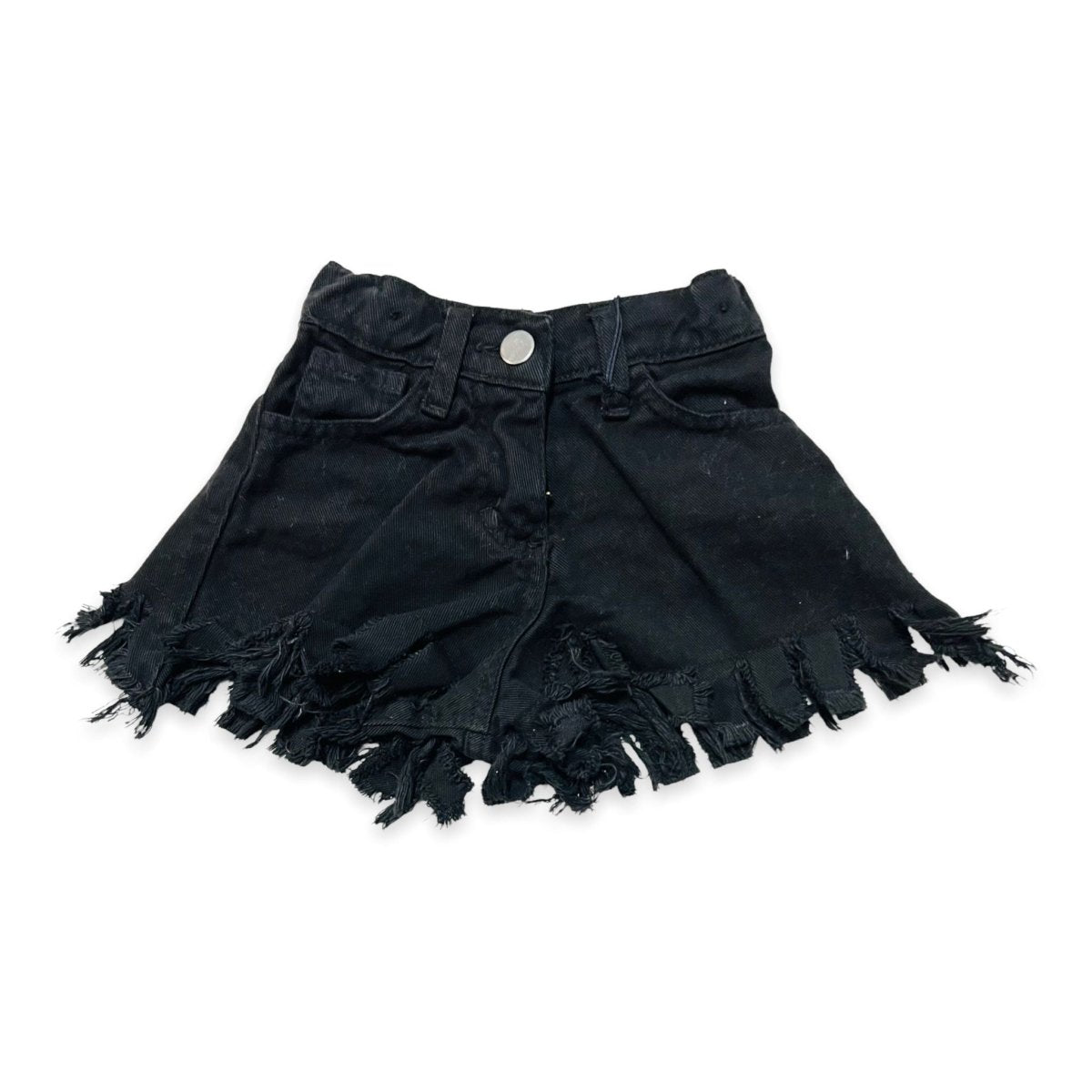 Shorts di Jeans Sfrangiato Bimba - Mstore016 - Shorts Bimba - Emilu