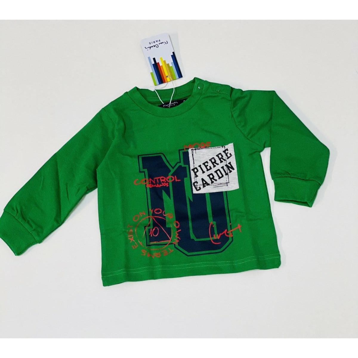 T-shirt Pierre Cardin manica lunga 9/30 mesi - Mstore016