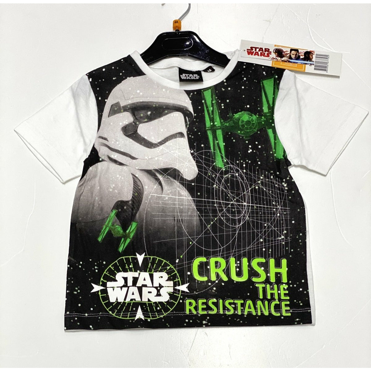 T-shirt StarWars 4/10 anni 100% Cotone - Mstore016