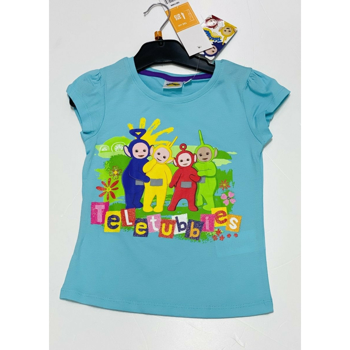 T-shirt teletubbies 3/6 anni 100% Cotone - Mstore016