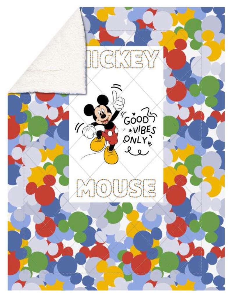 Trapunta Per Lettino/Culla 100x140cm Disney - Mstore016 - Coperta in coral - Disney