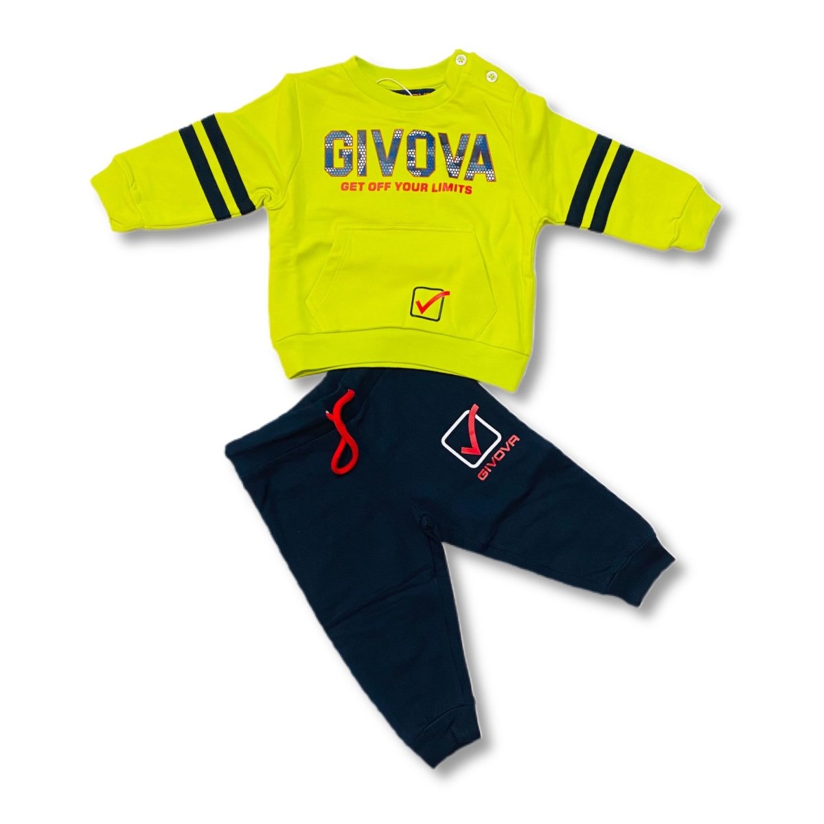 Tuta Givova Felpata Neonato - Mstore016 - Tuta Felpata Neonato - Givova